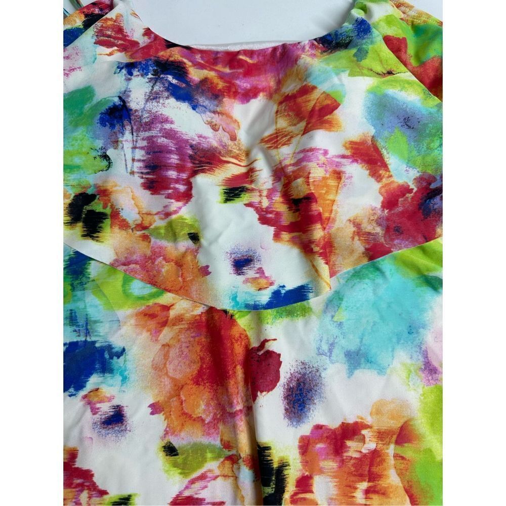 Maxine of Hollywood Tankini Top Layered Size 18 - Picture 10 of 11